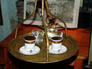 Turkish style coffee.