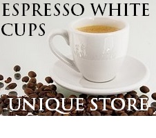 Espresso white cups