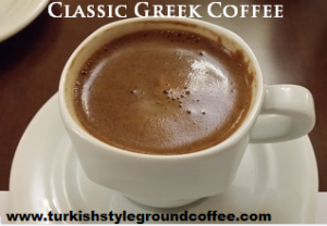 Classic Greek coffee