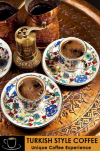 Needed utensils for Turkish coffee