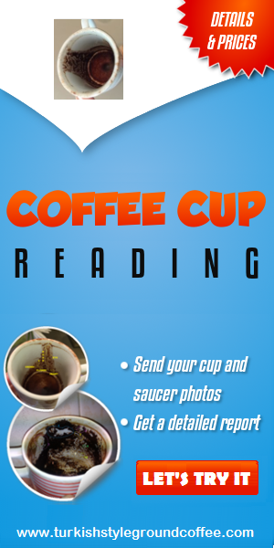 Turkish coffee cup reading